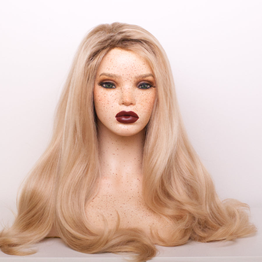 Glamour Kitten - Flaxen Blonde Couture (Rooted)