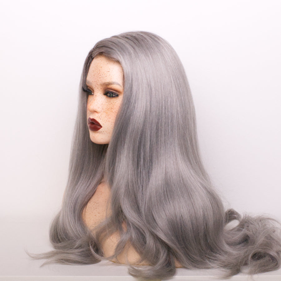 Glamour Kitten - Pewter Silver Couture (Rooted)